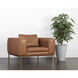 Burr Behike Saddle Leather Armchair